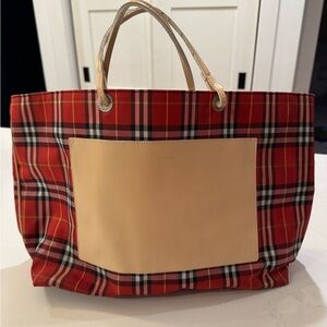 Burberry Nylon Tote EUC